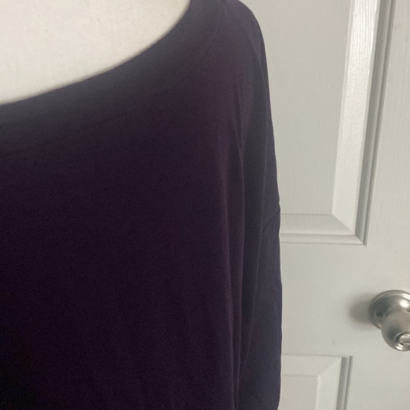 Long sleeve, deep purple top - Picture 4 of 5